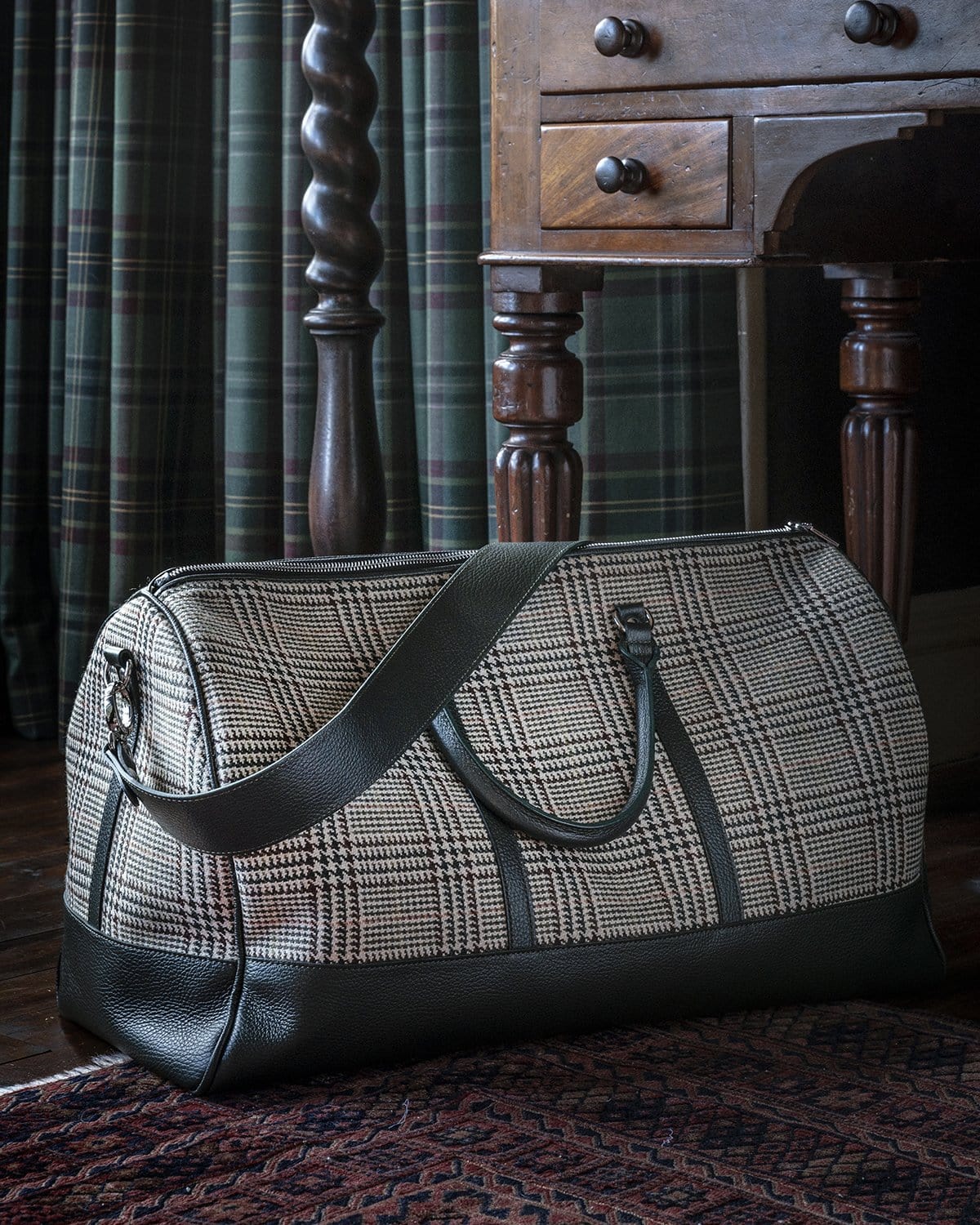 Tweed discount weekend bag