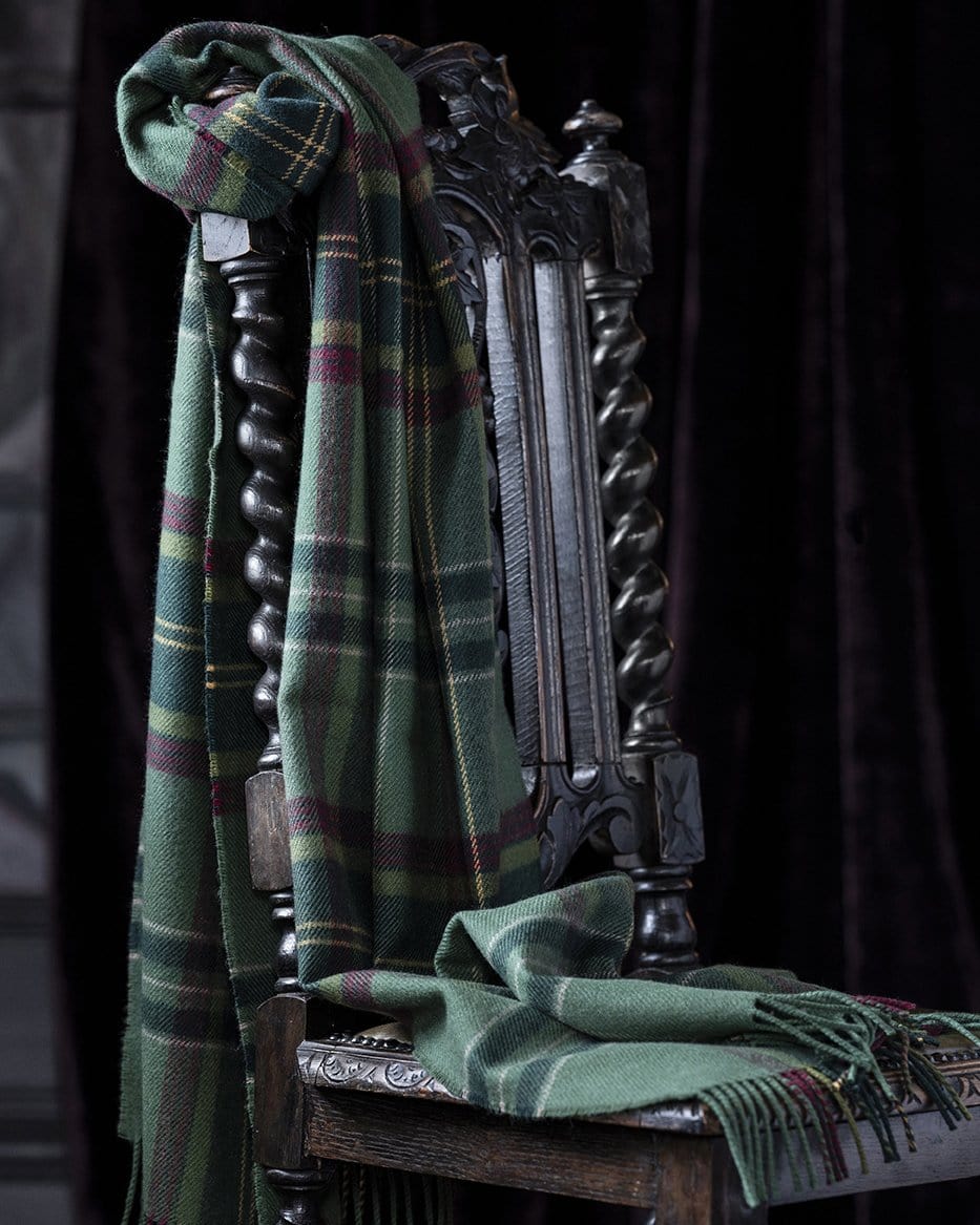 The Fife Arms Tartan Shawl by Araminta Campbell The Fife Arms Shop