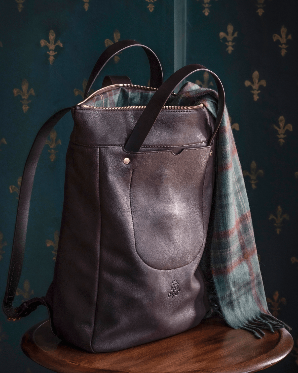 billy leather backpack The Fife Arms Leather Backpack