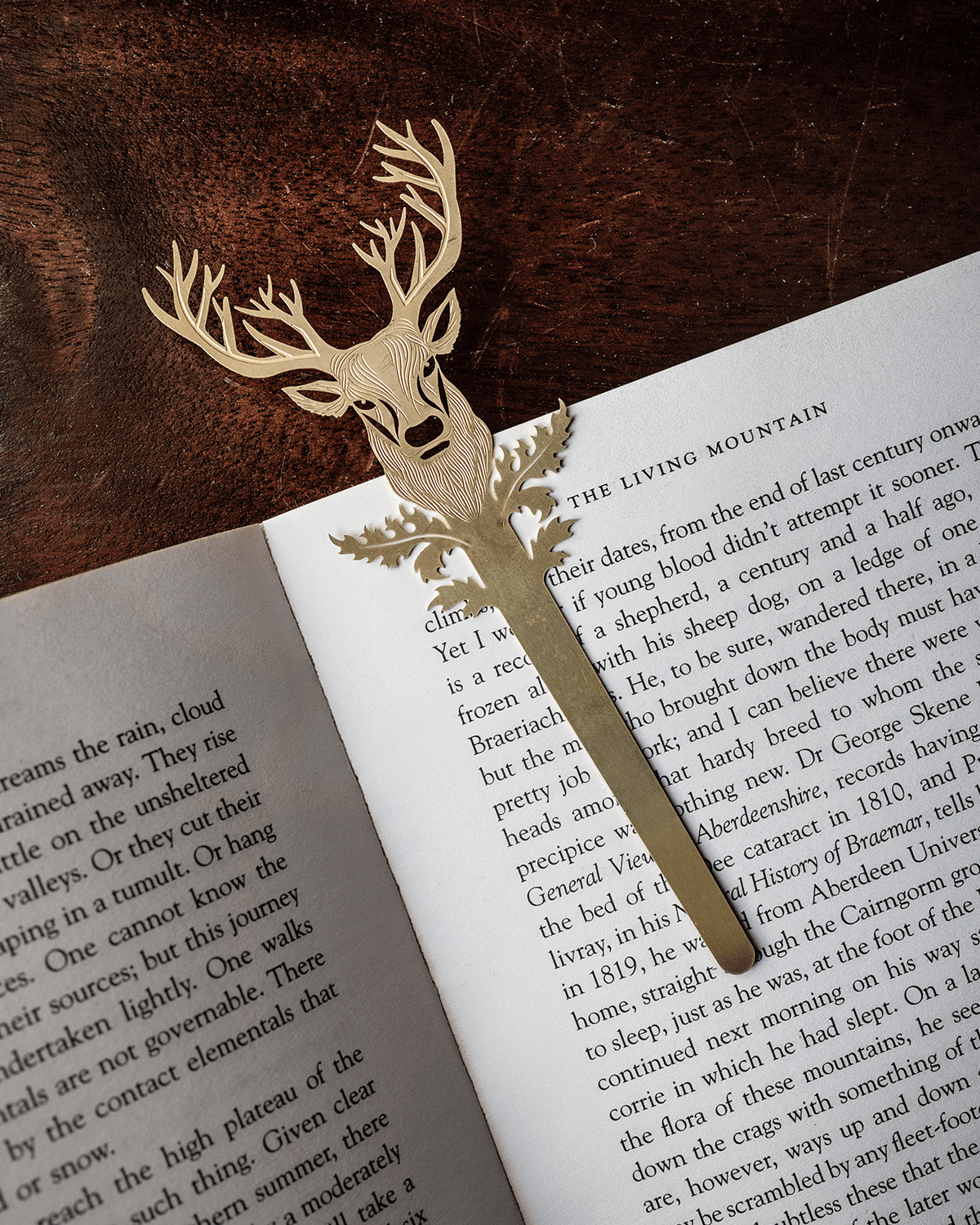 Brass Stag Bookmark Gift Edit The Fife Arms Shop