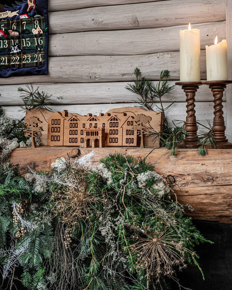 Wooden Christmas Scene