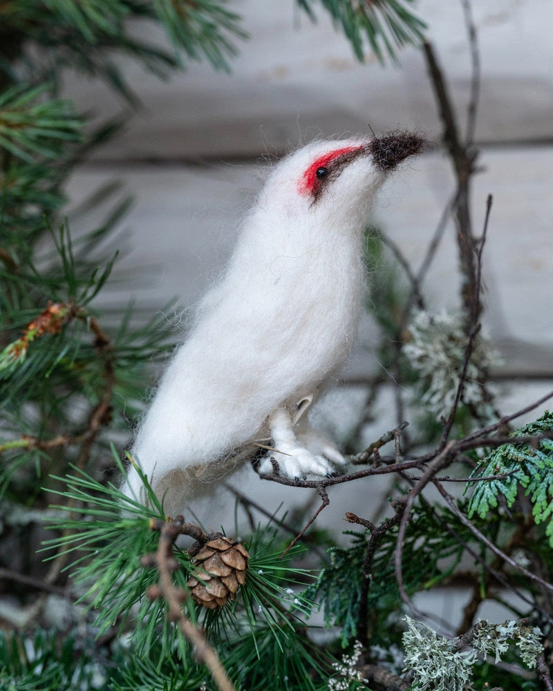Needle-Felted Christmas Tree Decorations