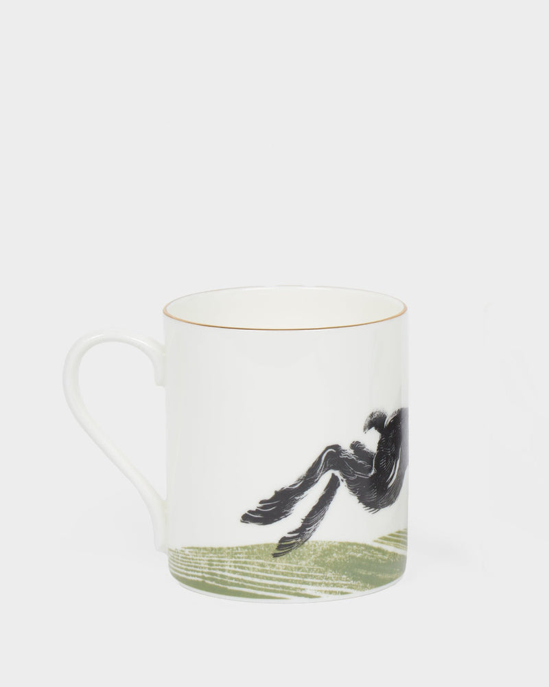 Set of 2 Leaping Hare Mugs