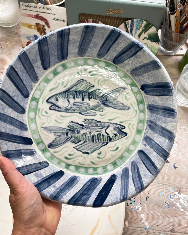 Two Mackerel Plate