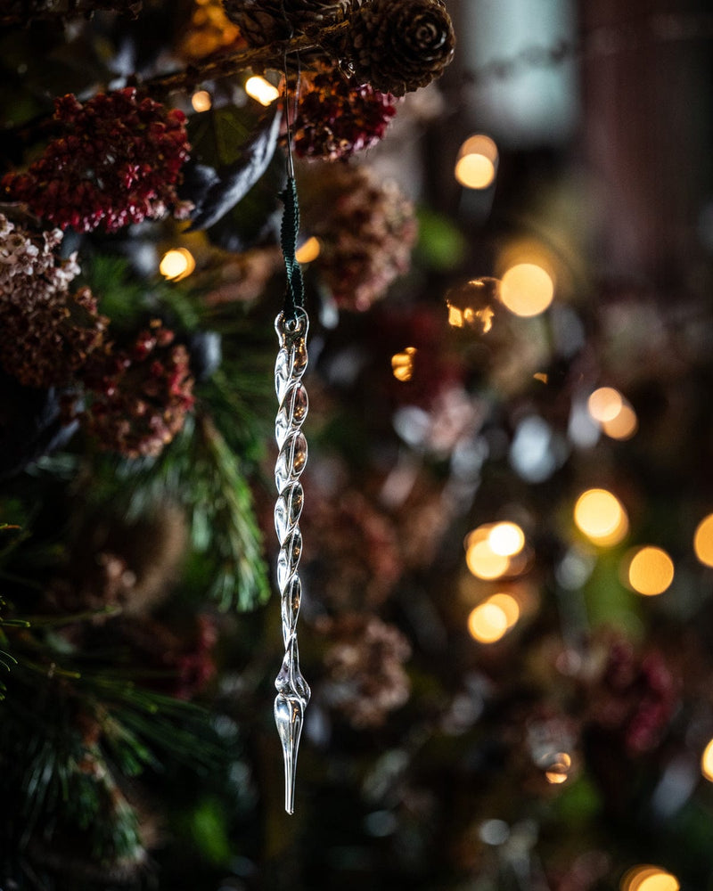 The Fife Arms Hand-Crafted Glass Icicle Decorations