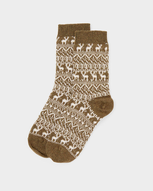 Rosie Sugden Cashmere Reindeer Socks