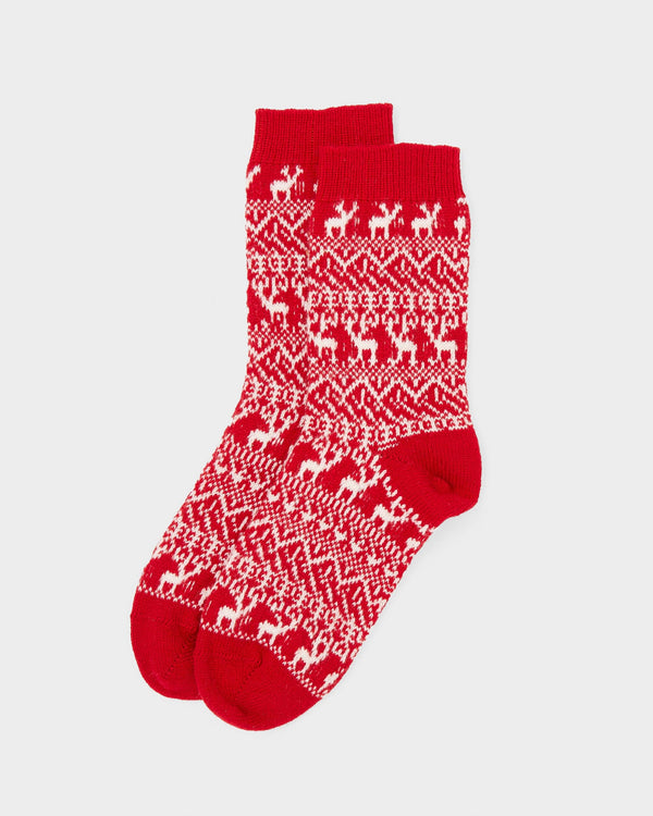 Rosie Sugden Cashmere Reindeer Socks