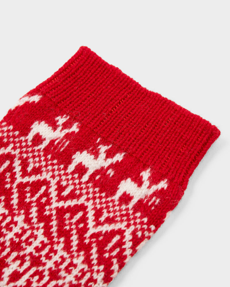 Rosie Sugden Cashmere Reindeer Socks