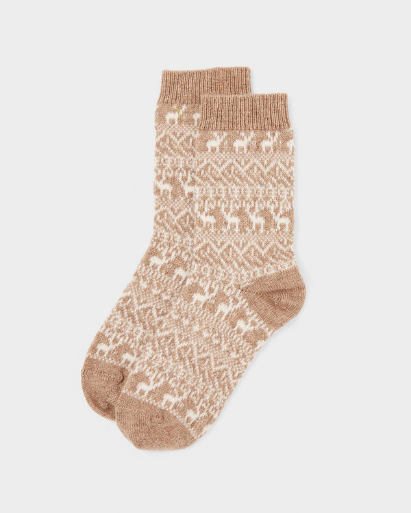 Rosie Sugden Cashmere Reindeer Socks