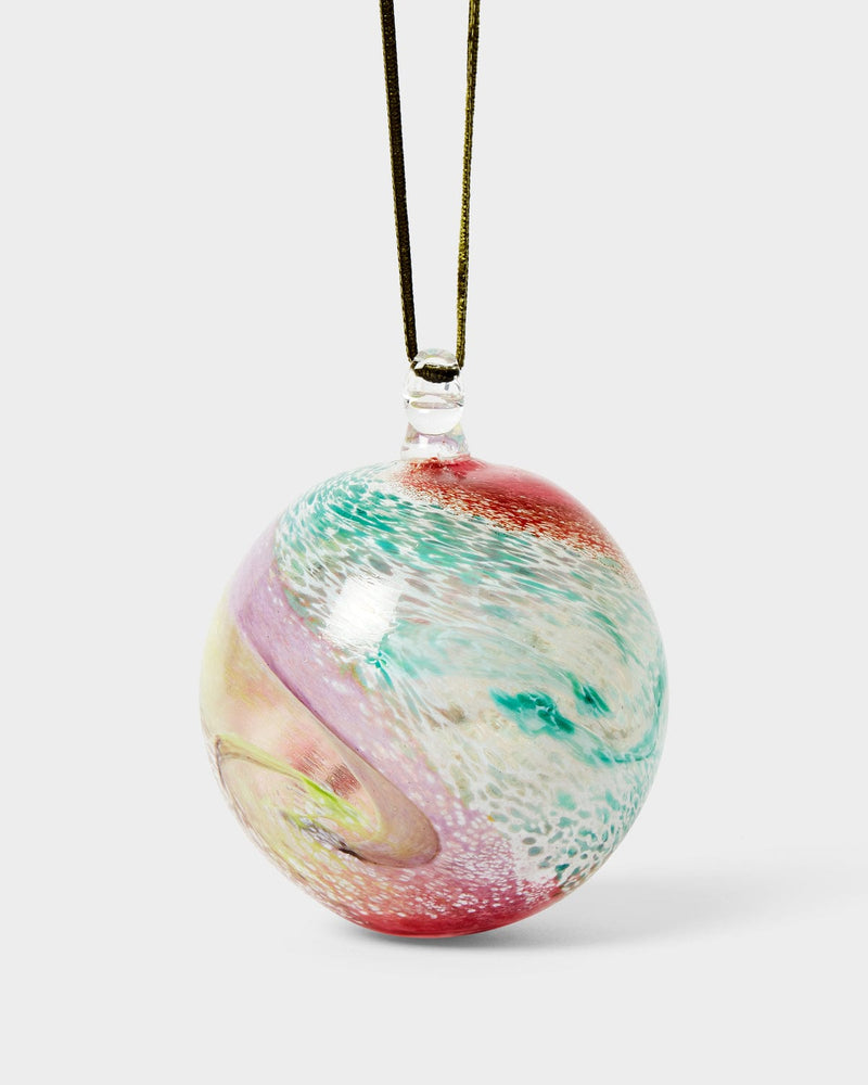 Hand-Blown Glass Bauble – set of 6