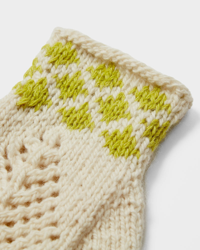 Hand-Knitted Balmerino Wool Mittens