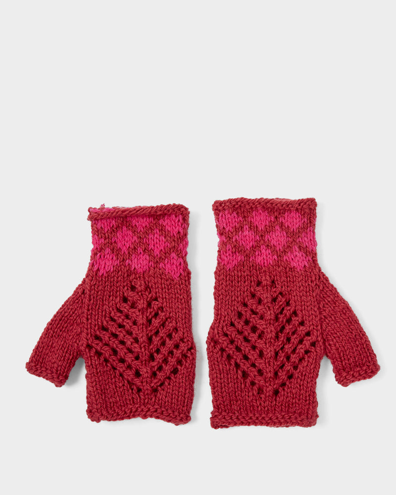 Hand-Knitted Balmerino Wool Mittens