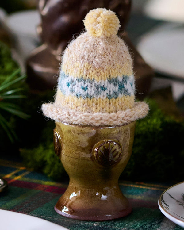 Hand-Knitted Fair-Isle Egg Cosies