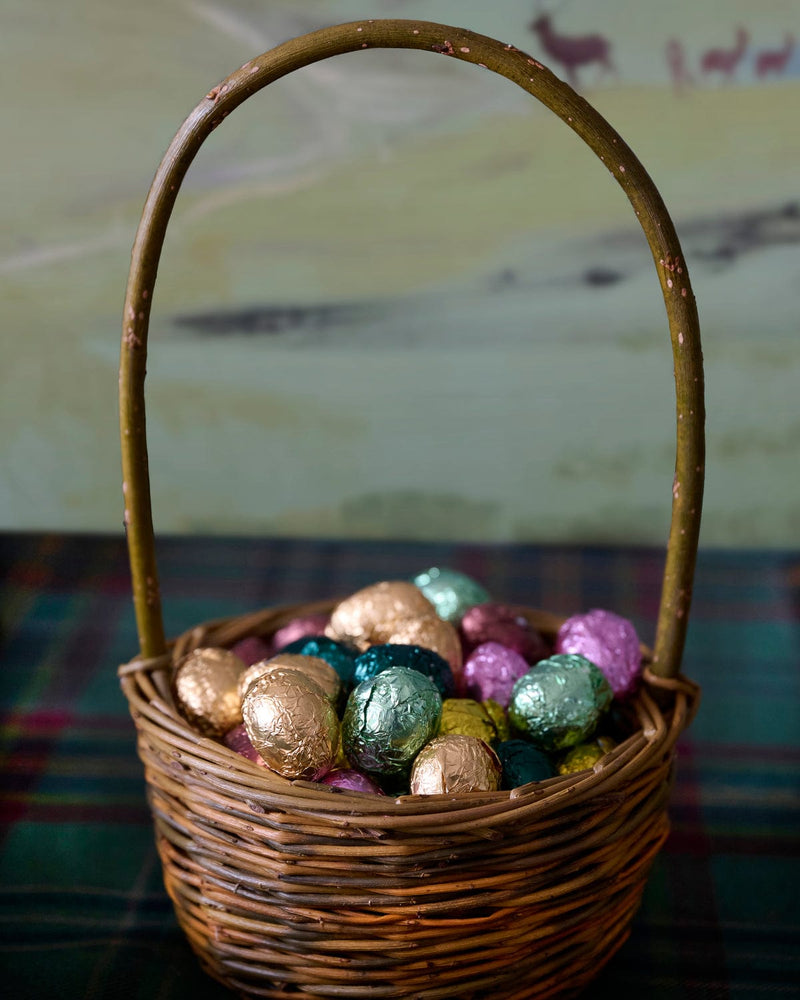 Hand-Woven Willow Easter Egg Basket
