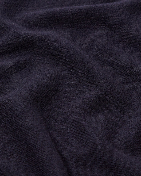 William Lockie x The Fife Arms Navy Cashmere Crew Neck Jumper
