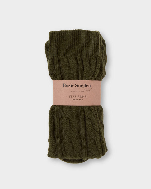 Rosie Sugden Cable Knit Knee Socks