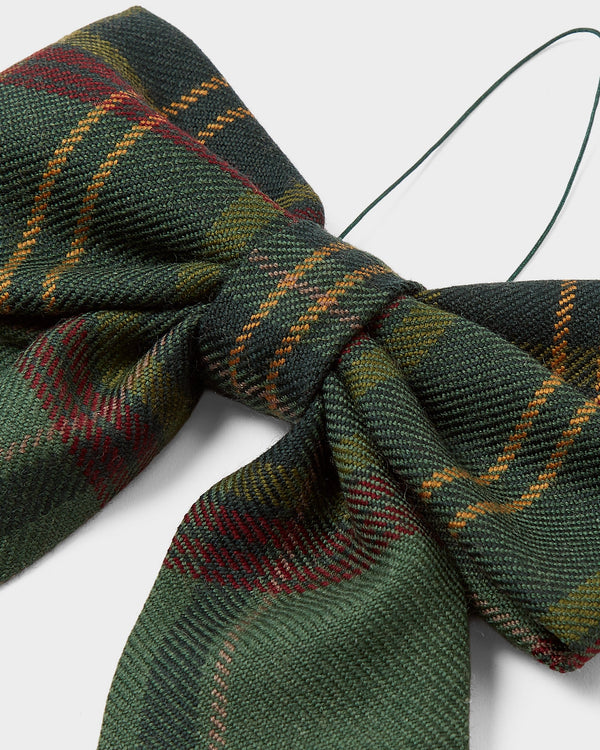 The Fife Arms Tartan Bow Christmas Tree Decoration