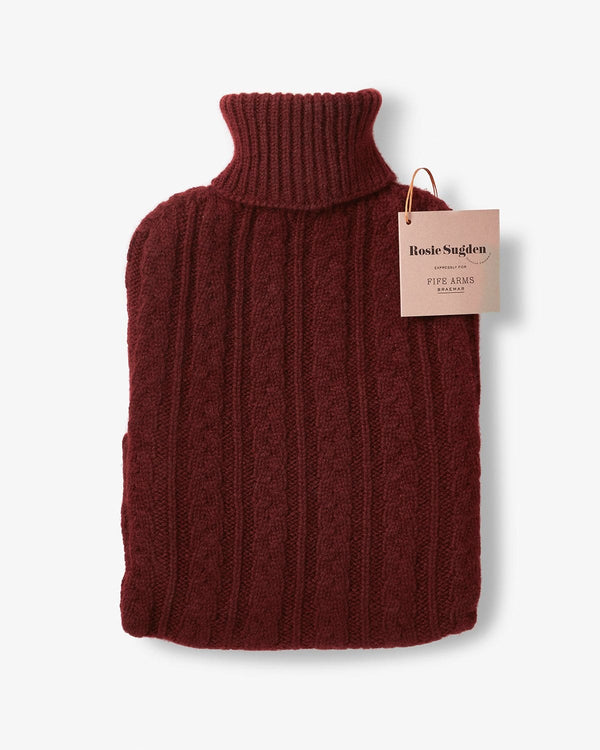 Cable-Knit Cashmere Hot-Water Bottle