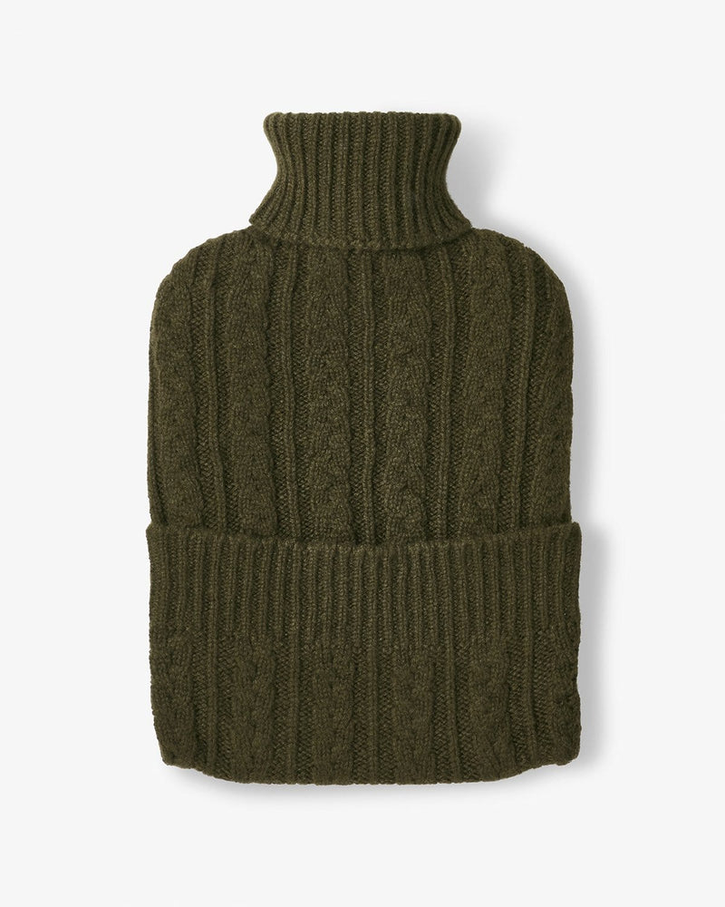 Cable-Knit Cashmere Hot-Water Bottle