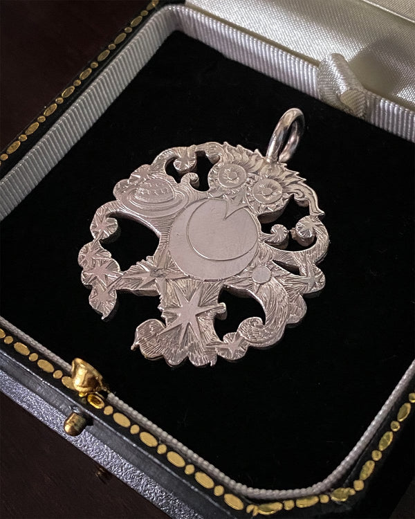 Owl Silver Pendant by Malcolm Appleby