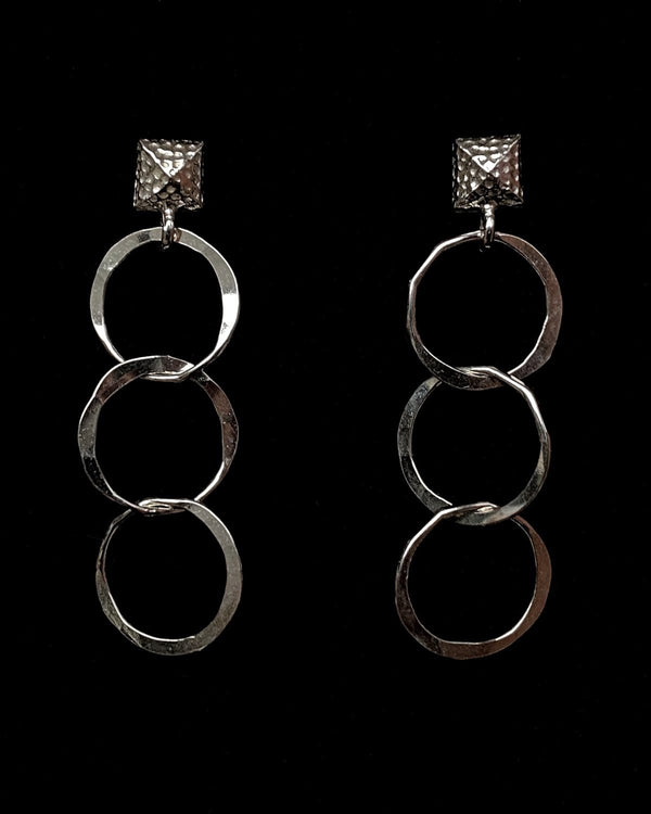 Round Chain Link Earrings