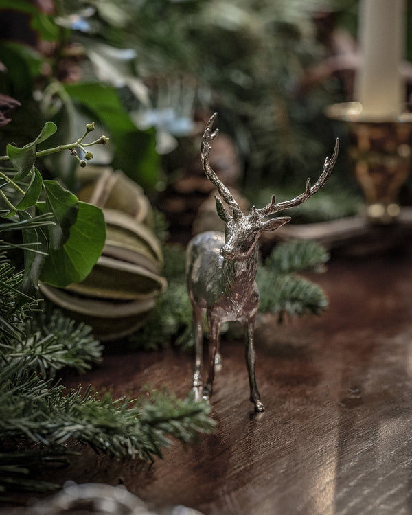 Sterling Silver Stag Table Ornament