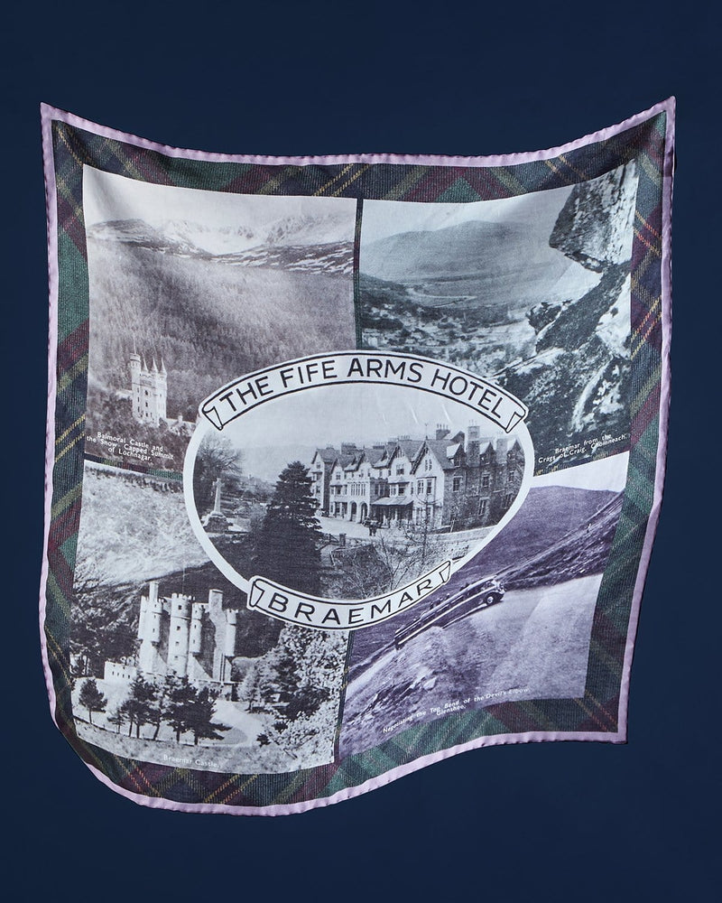 The Fife Arms Antique Bandana by Jane Carr
