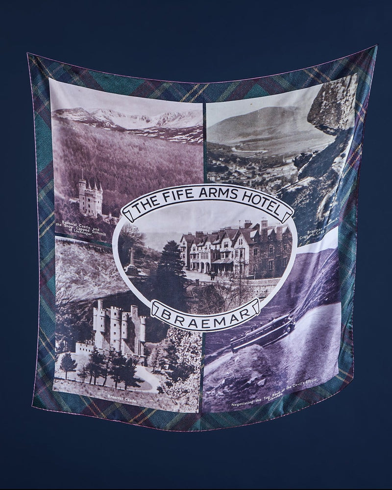 The Fife Arms Antique Foulard by Jane Carr