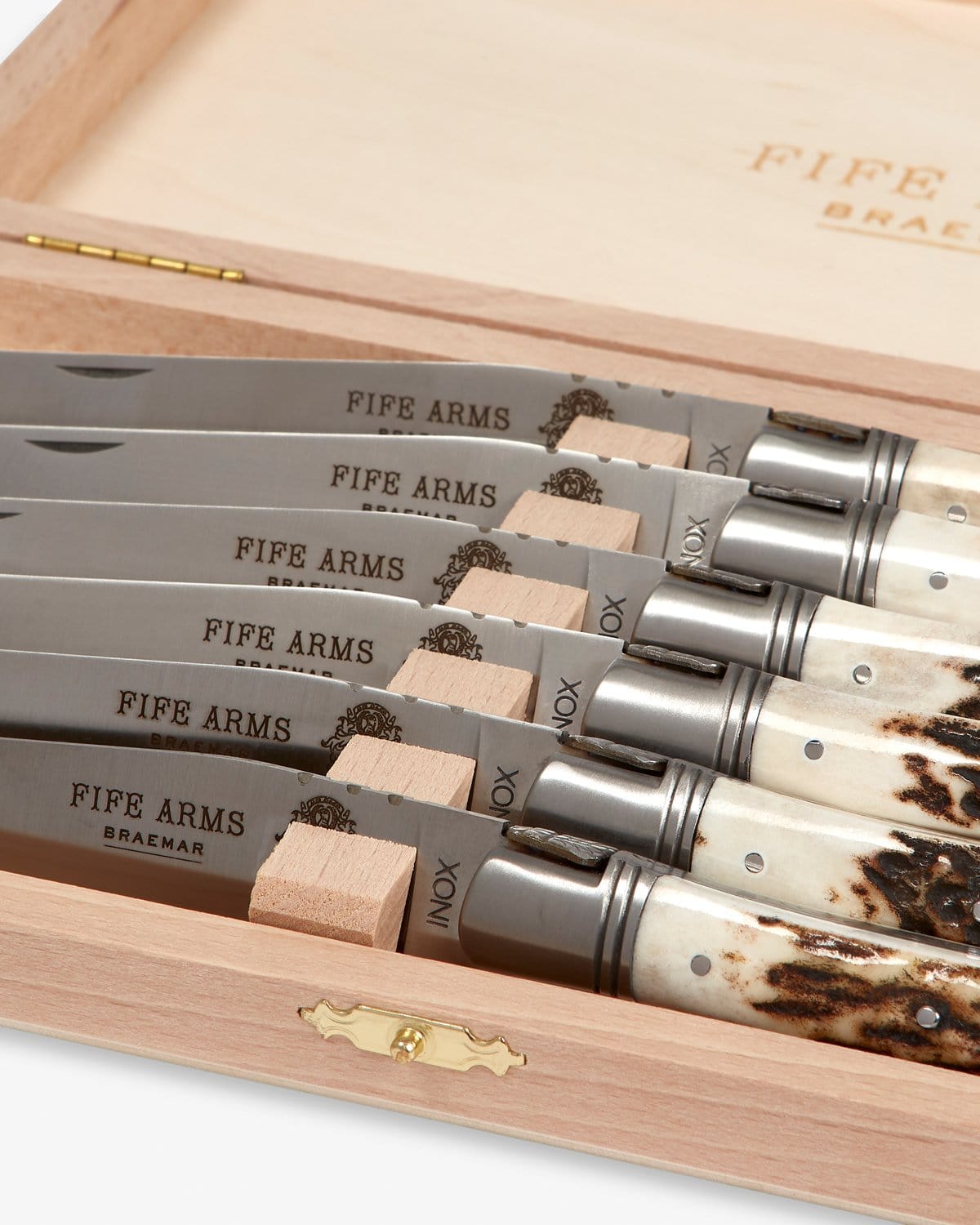 The Fife Arms Stag Horn Laguiole Steak Knife Set The Fife Arms Shop