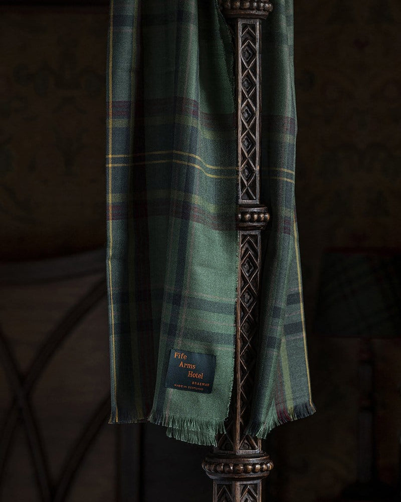 The Fife Arms Tartan Cashmere Silk Stole