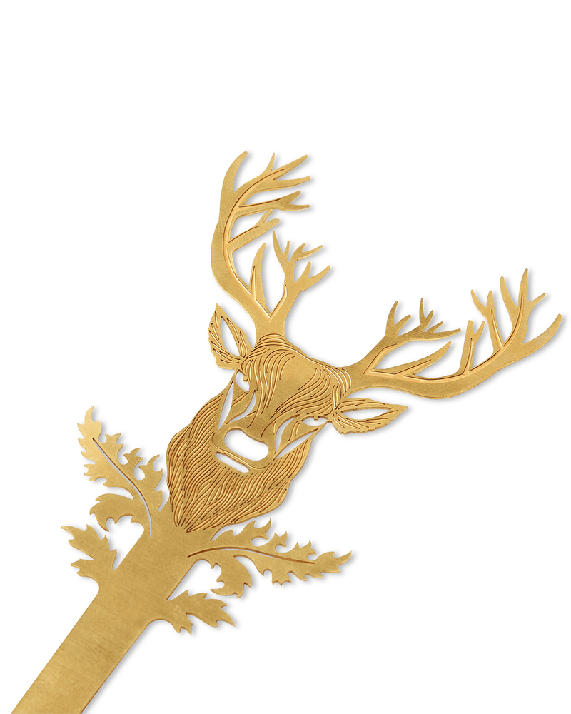 The Fife Arms Brass Stag Bookmark