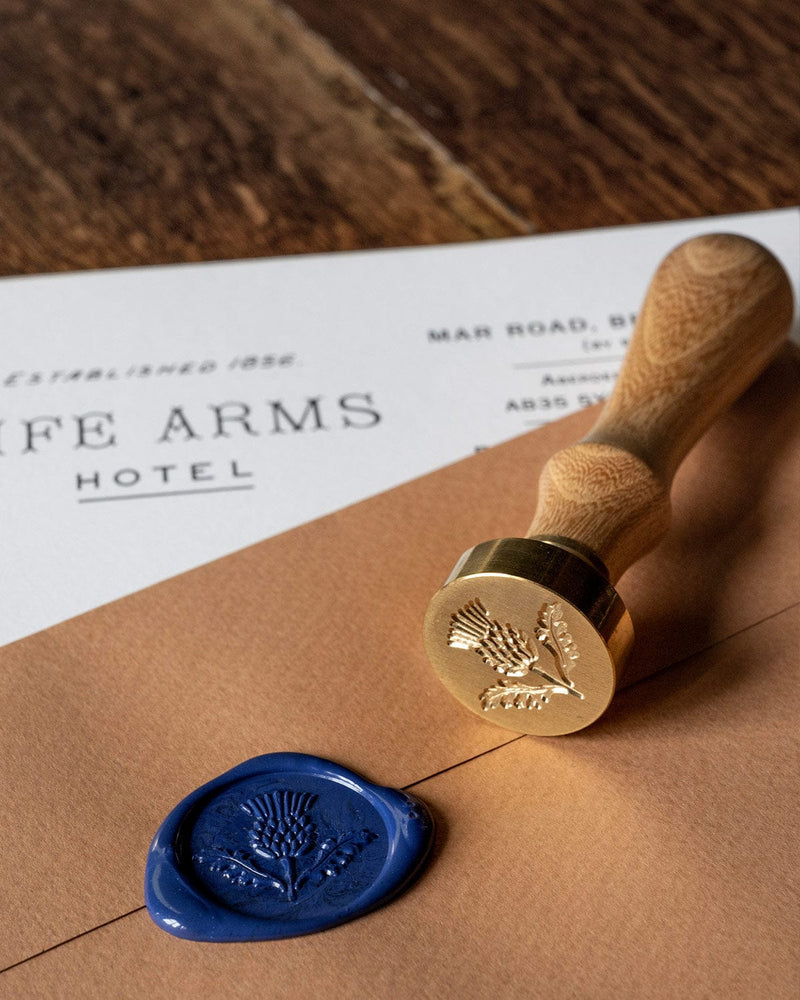 Limited-Edition Royal Blue Wax Seal Stamp Set