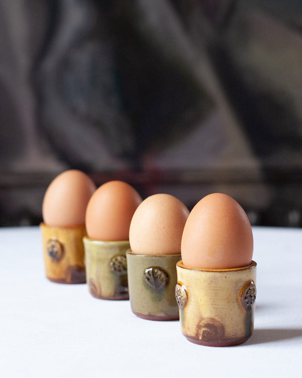 Hand-Crafted Earthenware Egg Cups