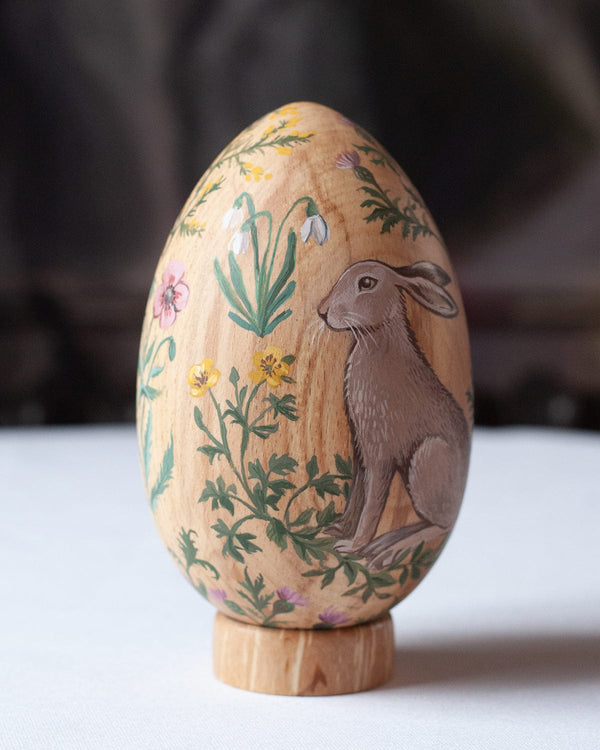 The Fife Arms Hand-Turned and Hand-Painted Large Wooden Egg