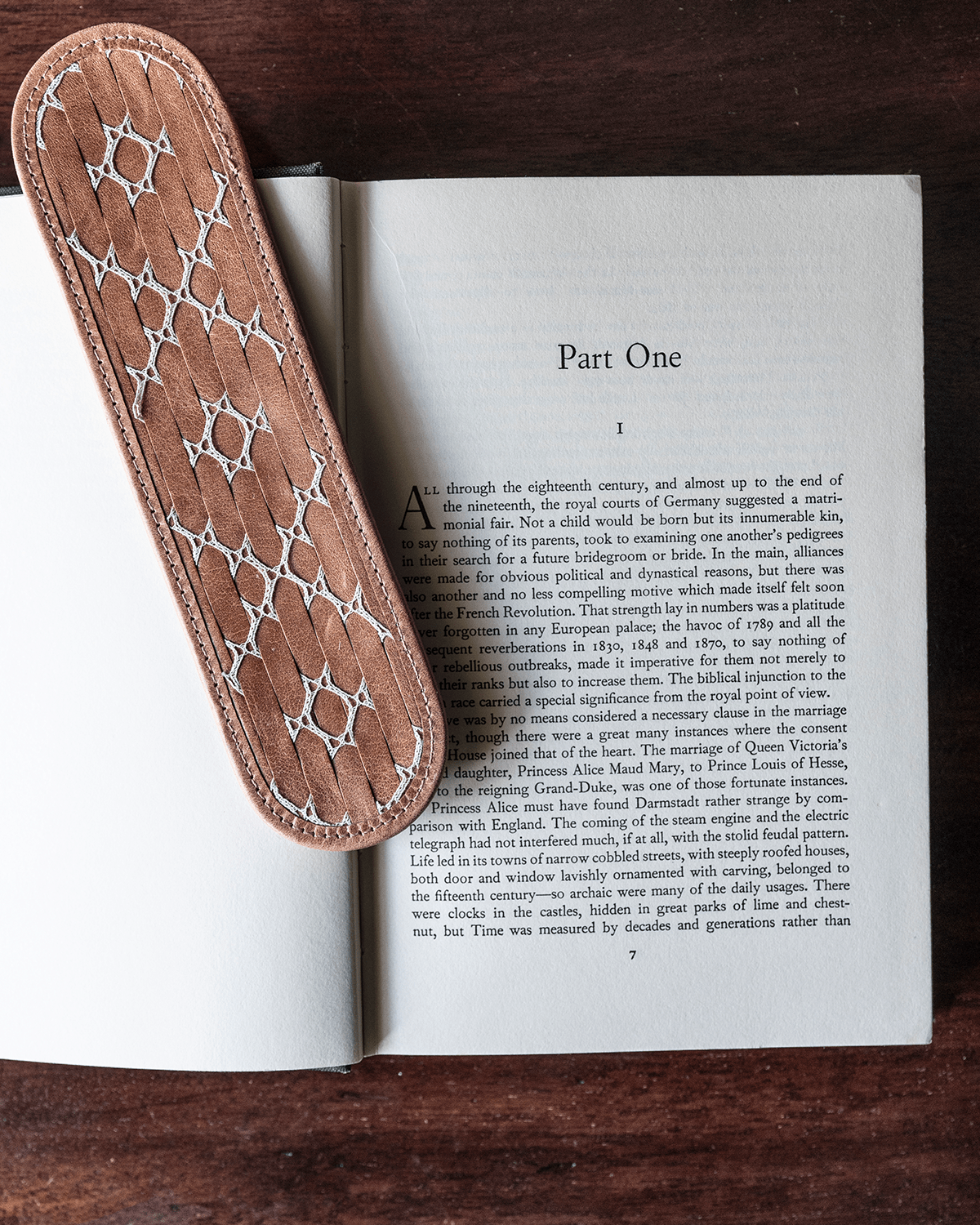 Keefe Bookmark Hand-Woven Leather Bookmark | Festive Gift Edit | The Fife Arms Shop
