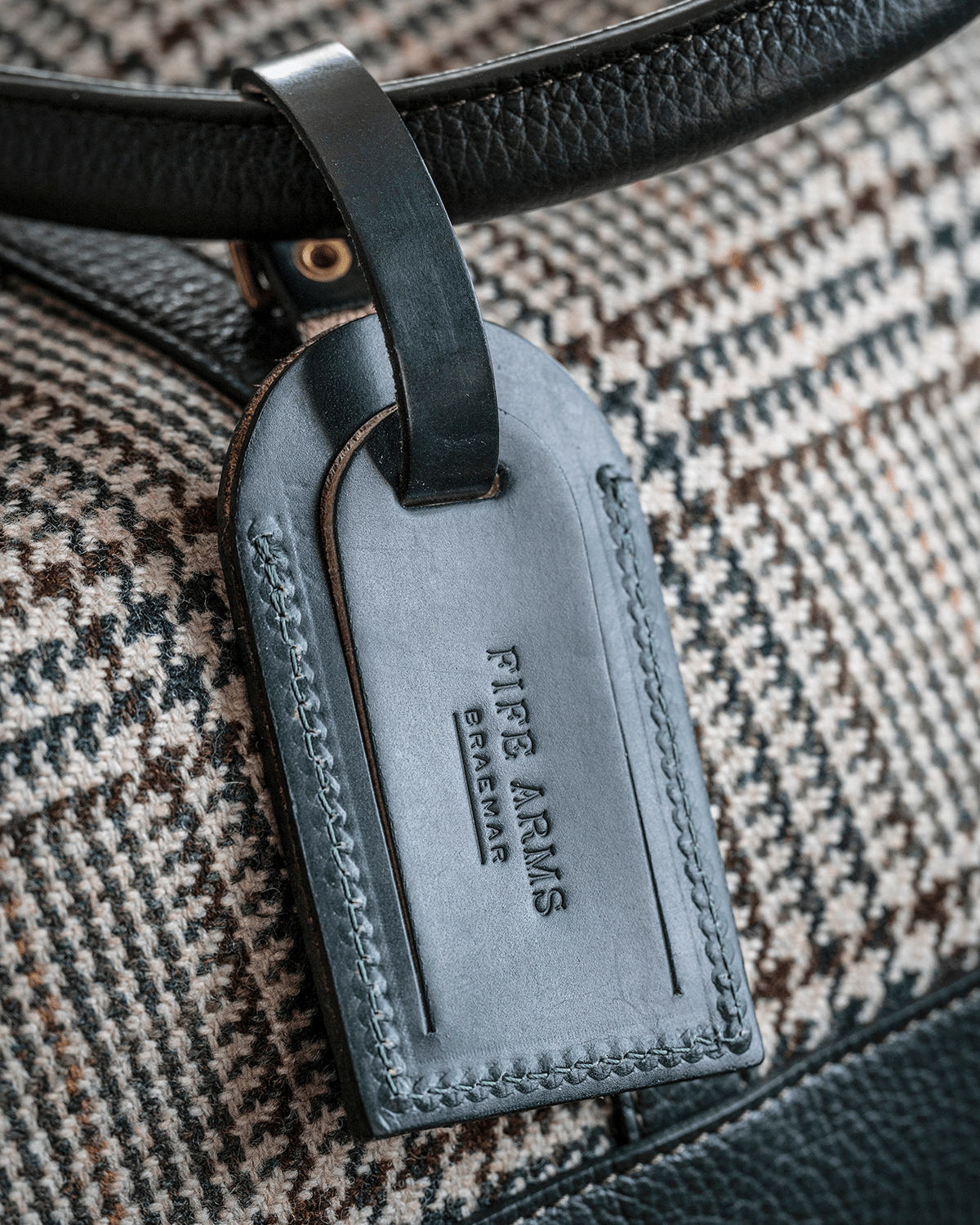 McRostie Leather Luggage Tag Festive Gift Edit The Fife Arms Shop