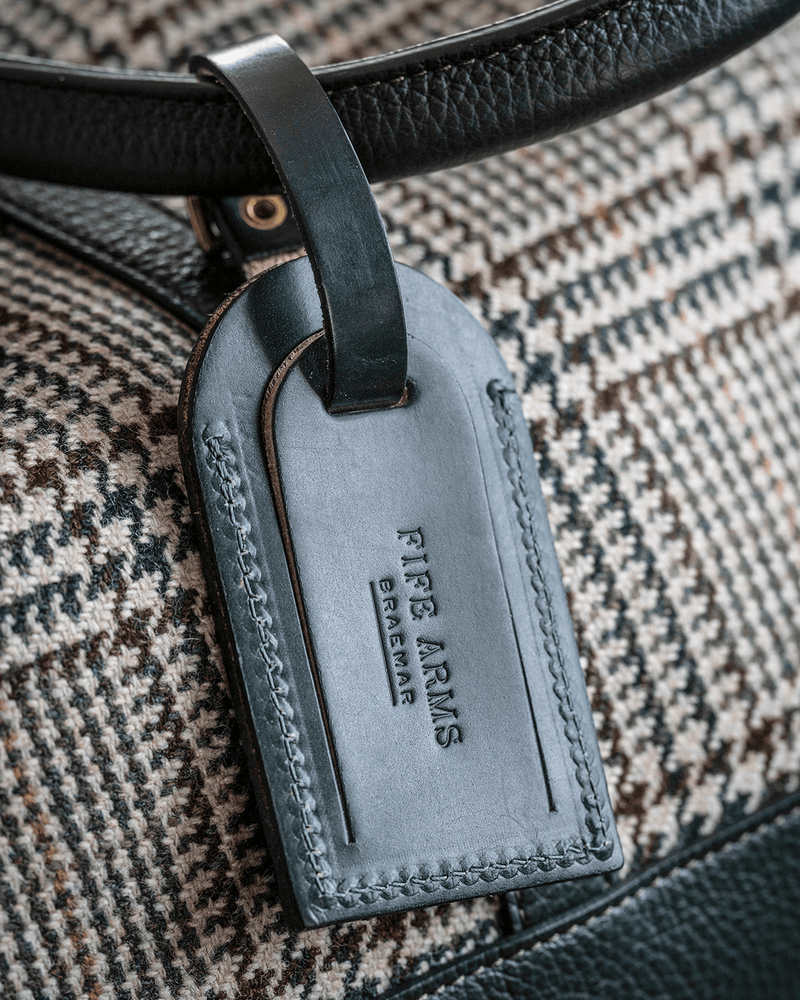 The Fife Arms Leather Luggage Tag