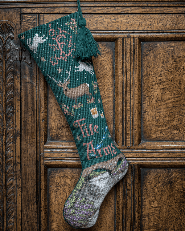 The Fife Arms Hand-Crafted Needlepoint Stocking